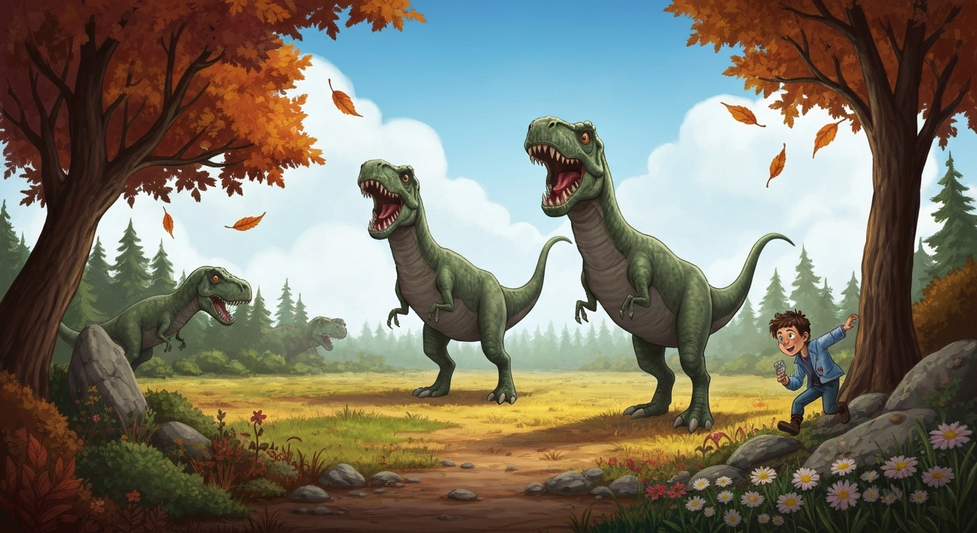 Illustration of Leo felt it in his bones—a strange sickness spreading through the Brown County S...