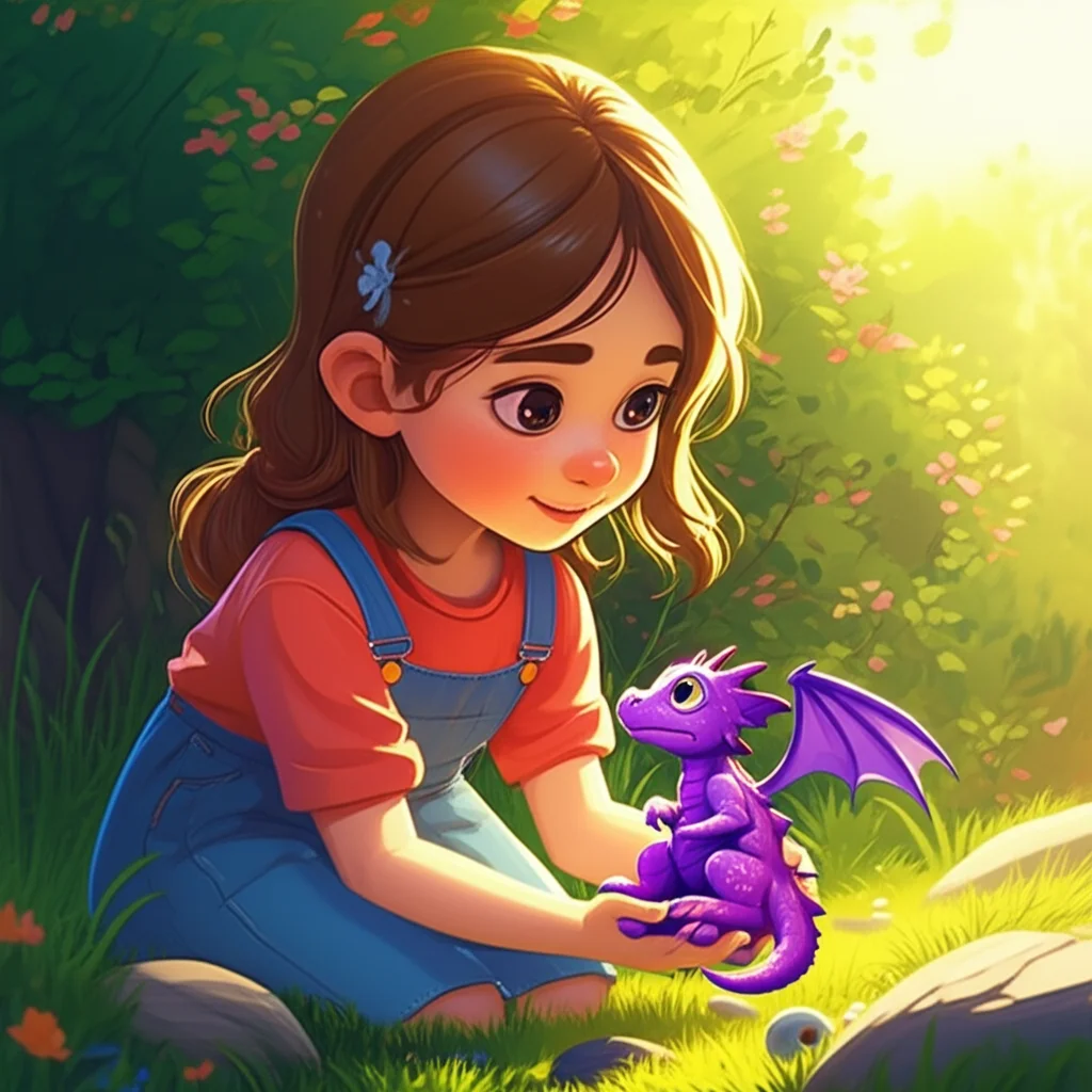 Illustration of Cristina loved exploring the woods behind her house in Maine. One sunny afternoo...