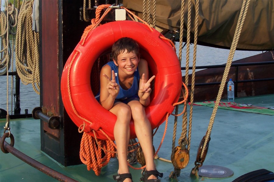 Detailafbeelding van Kinderkorting - kinderen 50% korting weekend varen
