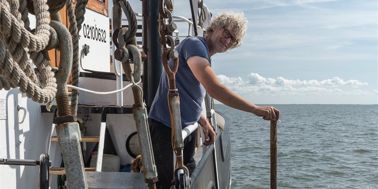 Tophost en schipper Andries Terpstra Linde