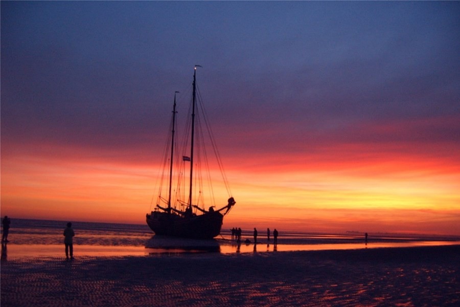 Detailafbeelding van Kerst met de familie op de Waddeneilanden