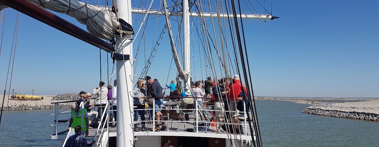 Blog Met de Abel Tasman naar de Marker Wadden, een nieuw stukje Nederland in het Markermeer
