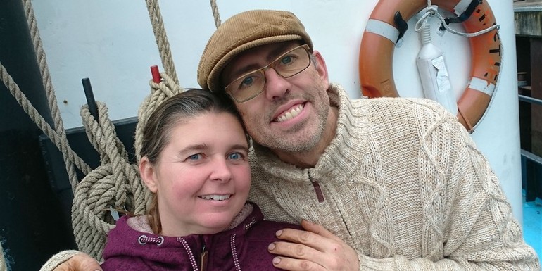 Tophost Kim en Rianne schip Grietje