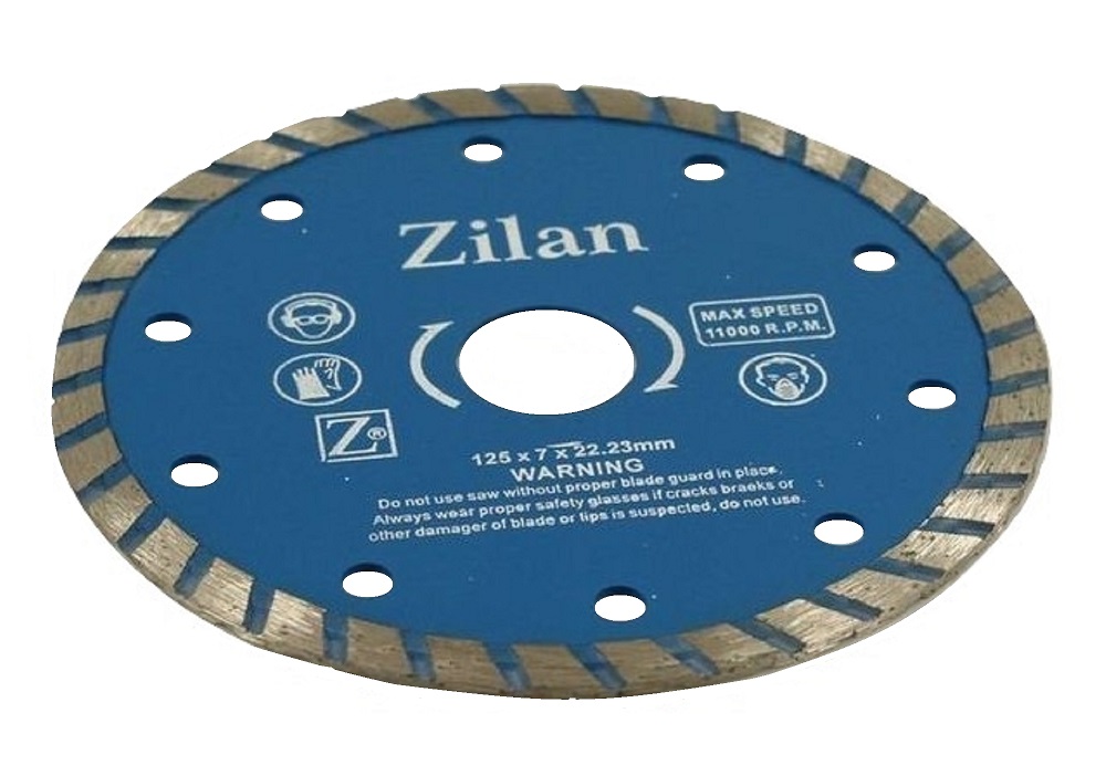 Disc diamantat continuu Zilan, 125 mm