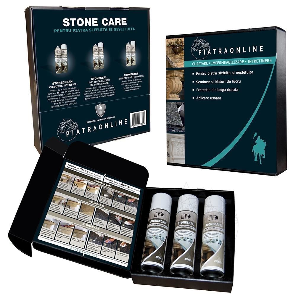 Pachet complet pentru Piatra Naturala, LTP Stone Care Kit