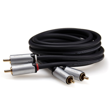 Cablu audio Serioux Premium, 2 porturi RCA – 2 porturi RCA, 3m, negru
