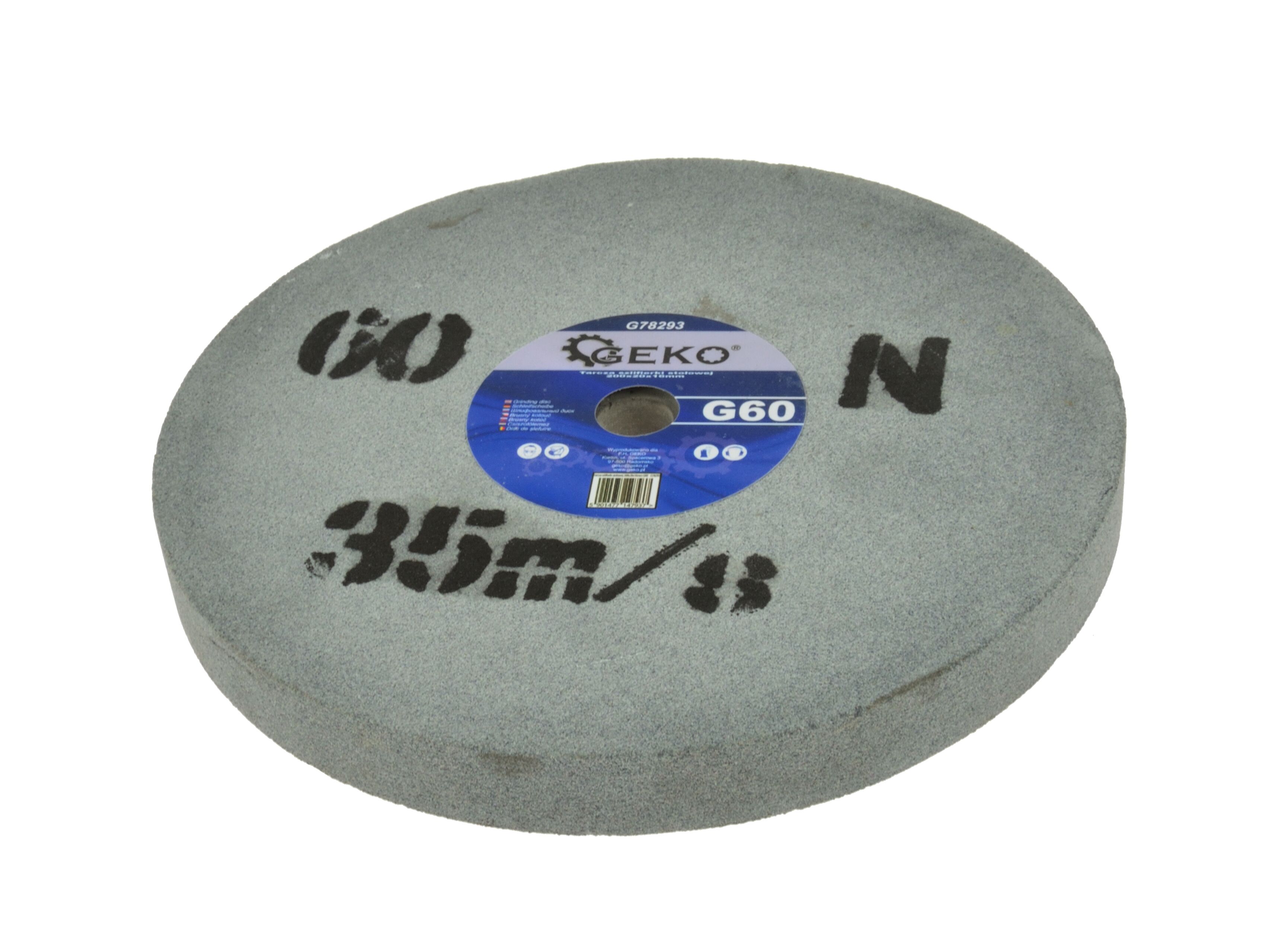 Disc pentru slefuire, 200x20x16mm, Geko G78293