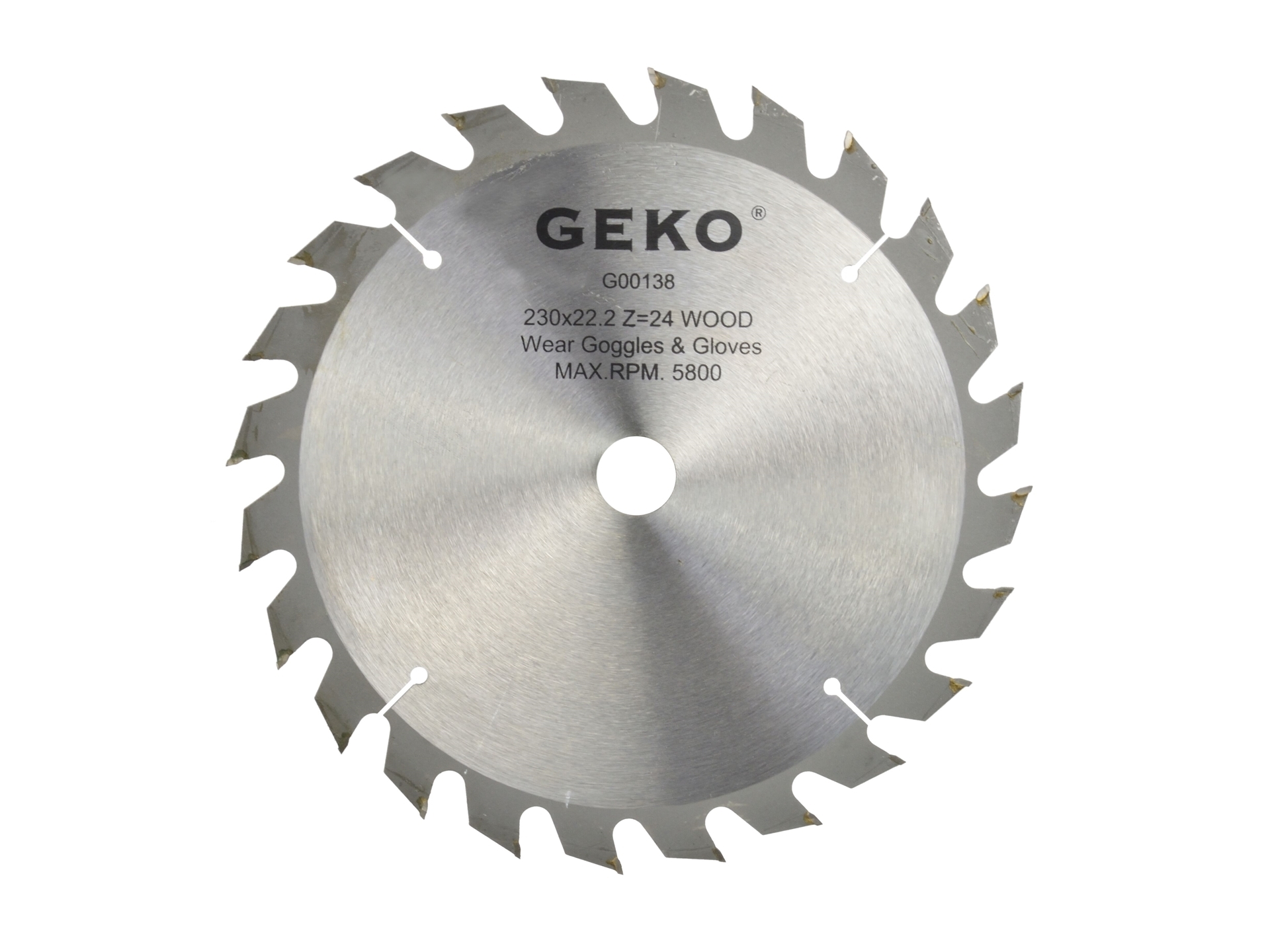Disc pentru lemn 230x22x24T, Geko G00138