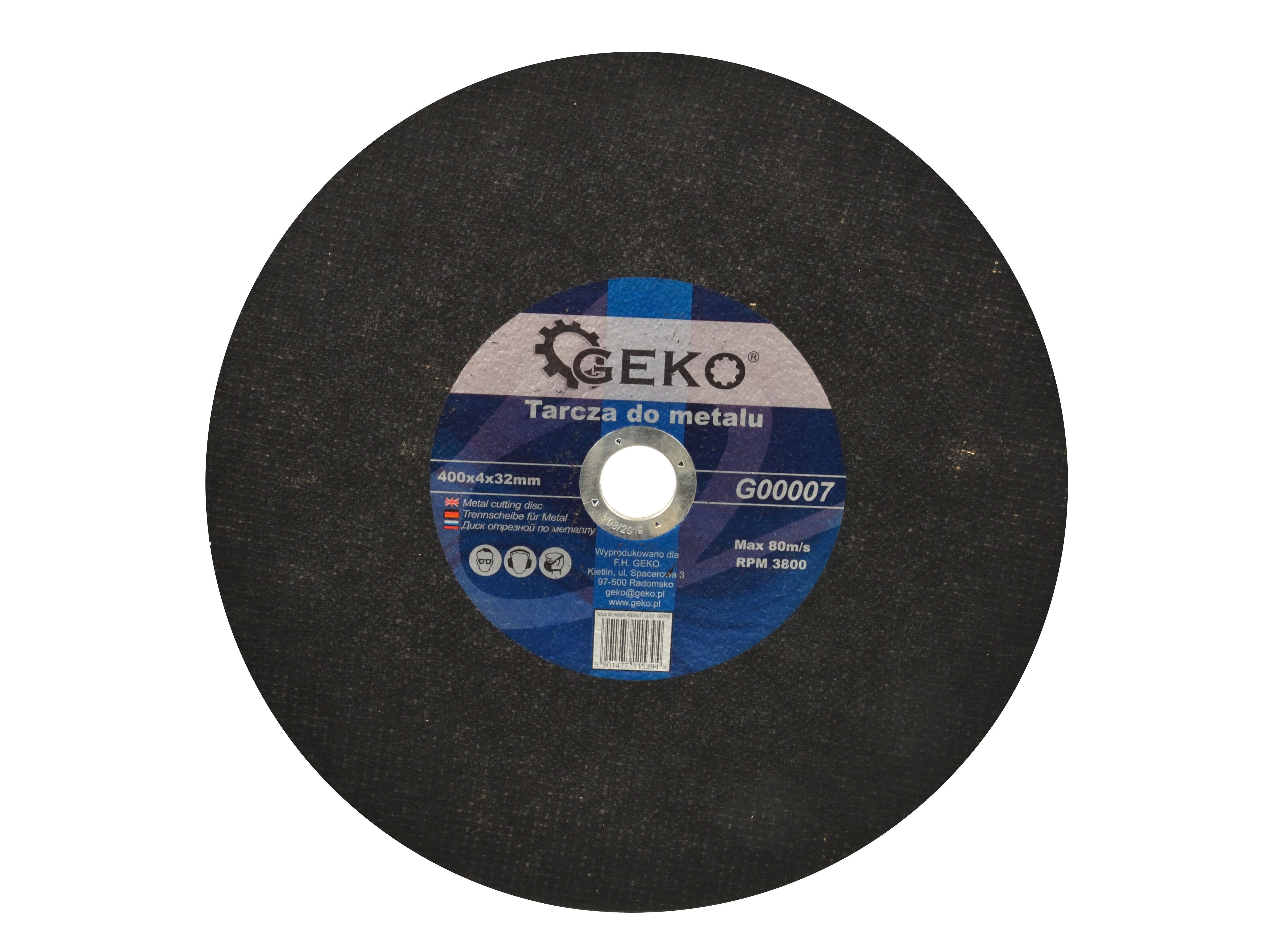 Disc pentru metal, 400x4x32 GEKO G00007