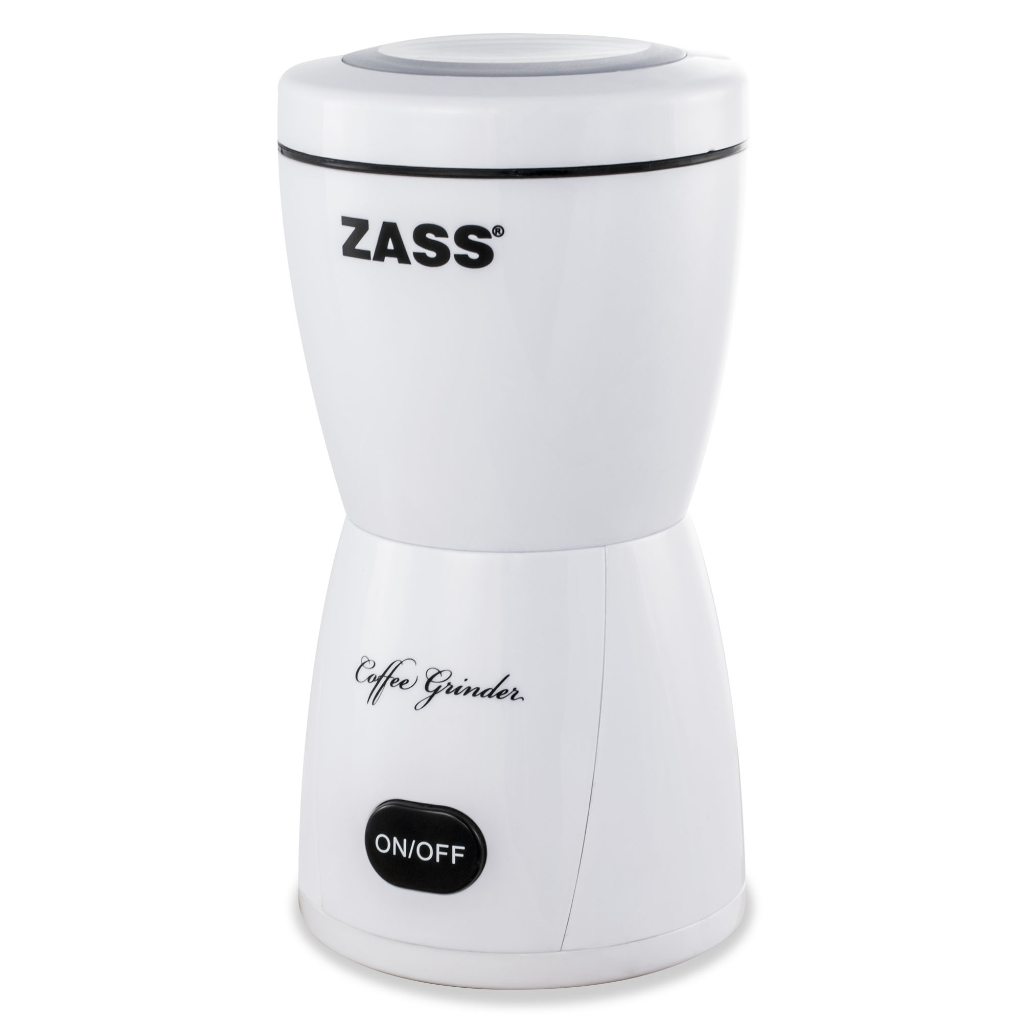 Rasnita de cafea Zass ZCG 05, 150W, 80g, Culoare Alb