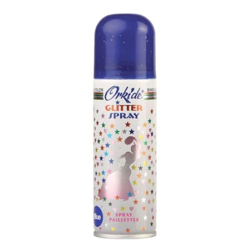 Spray Stralucitor Albastru Pentru Par Si Corp Orkide Glitter Spray, 90 ml