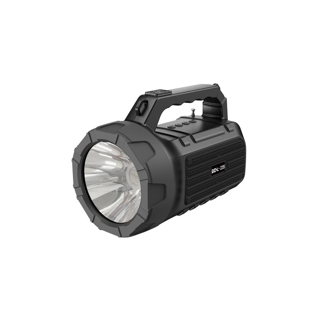 Lanterna Portabila Bigshot BDL-235 cu Radio, Incarcare Solare, Bluetooth, Acumulator 1200mAh, Negru