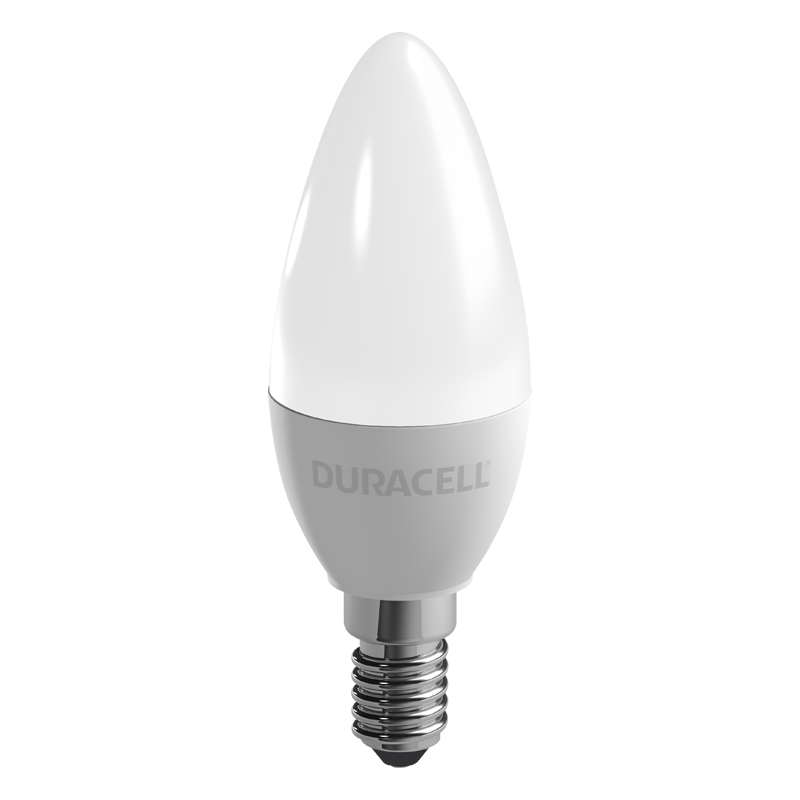 Bec LED Duracell lumanare, mat, E14, 6W echivalent 40W, 20.000 ore, lumina neutra, blister doraly.ro imagine noua 2022 2