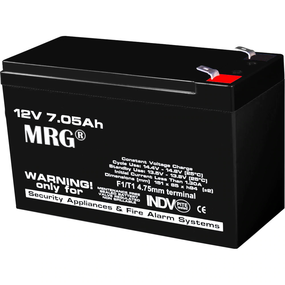 Acumulator plumb acid MRG M-485, 12V-7Ah, Reincarcabil, Negru