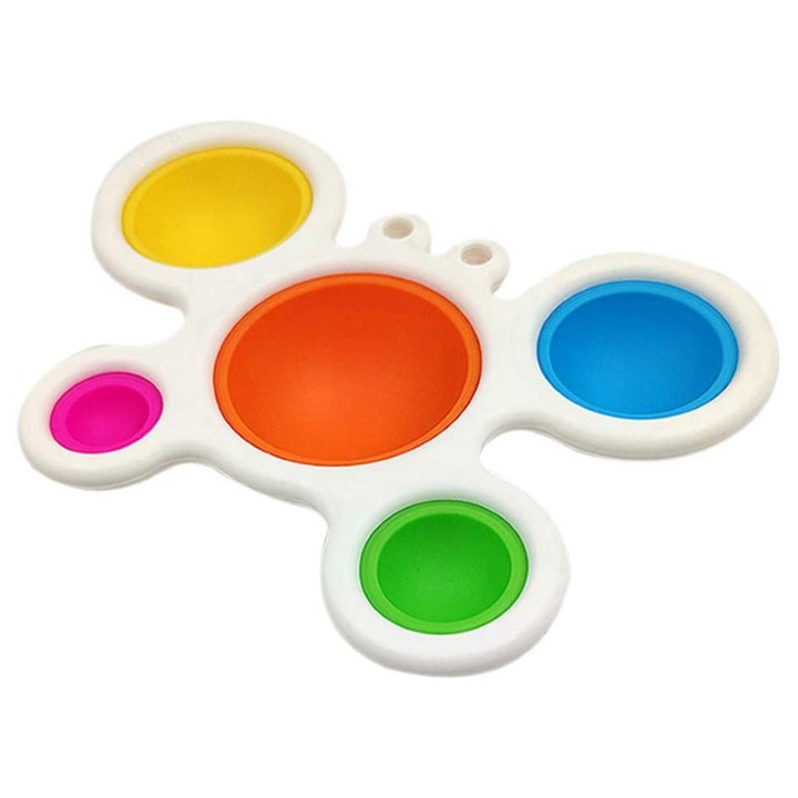Jucarie Antistres Flippy – Fidget Toy, Simple Dimple, Crab, Multicolor antistres imagine 2022 protejamcopilaria.ro