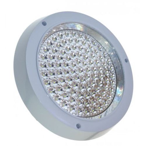 Plafoniera aplicata LED RFAN, Rotunda 260 x 32 mm, 8W, 640lm, Lumina Calda 2700k, Sticla Transparenta, Alb doraly.ro imagine noua 2022