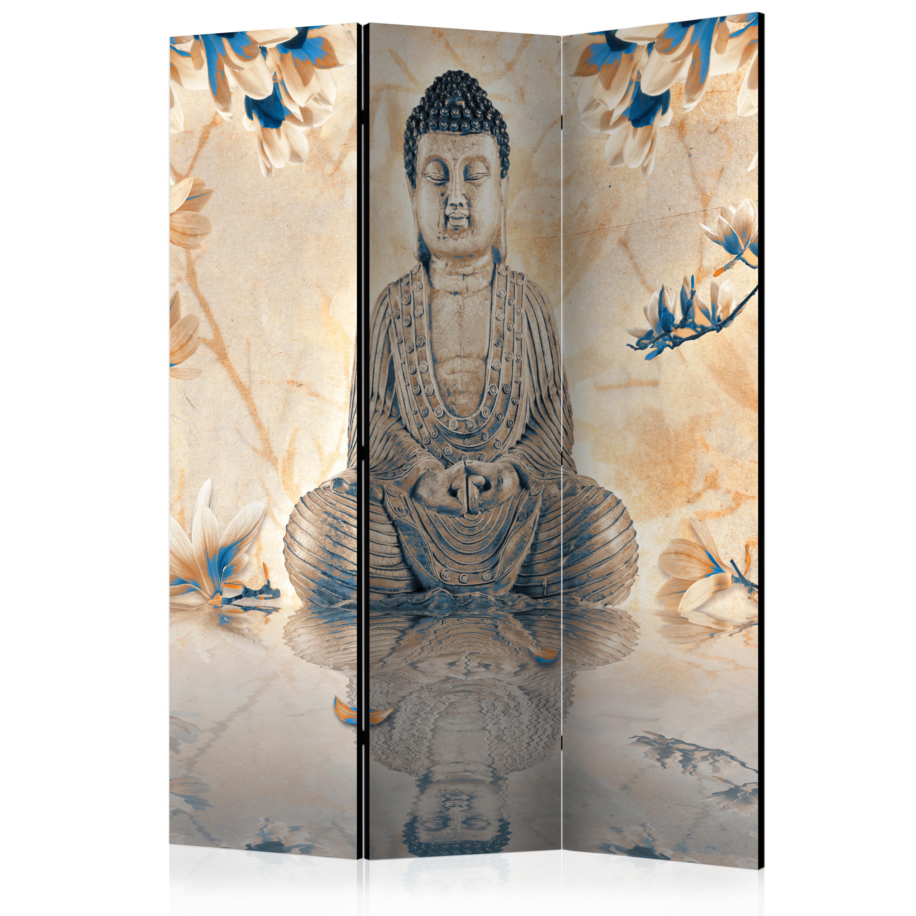 Paravan Artgeist, Buddha of Prosperity, 3 parti- 1.35 x 1.72 m