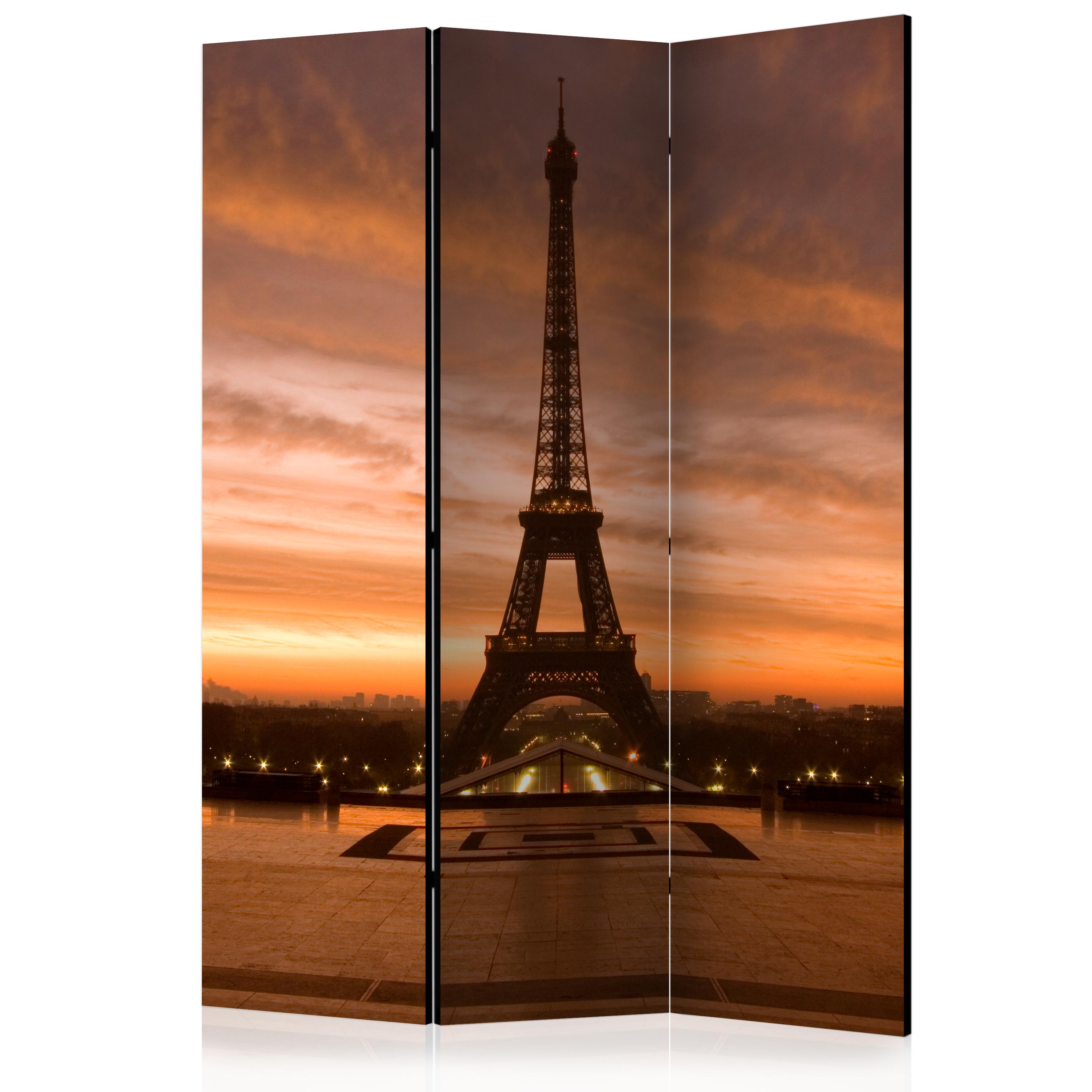 Paravan Artgeist, Eiffel tower at dawn, 3 parti- 1.35 x 1.72 m