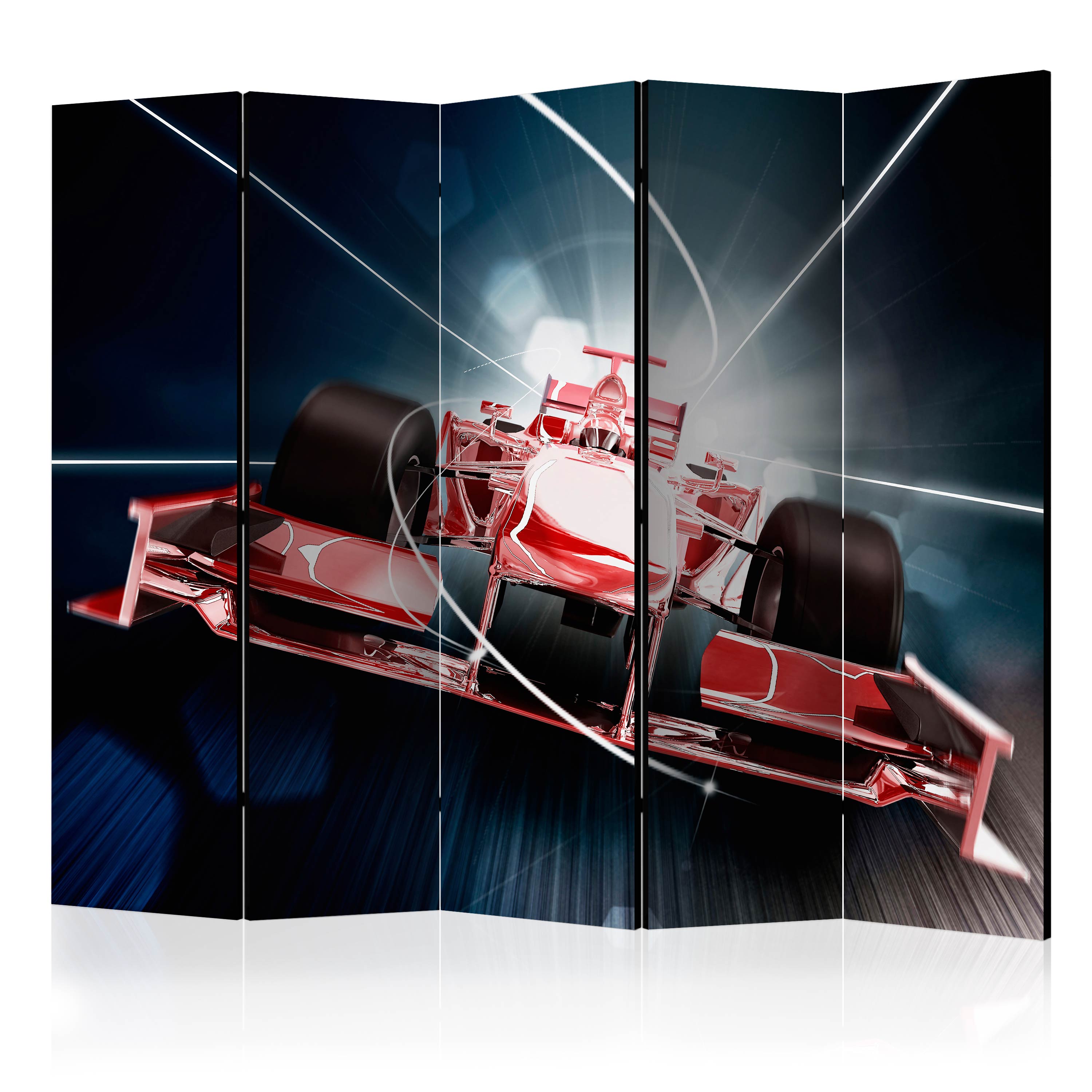 Paravan Artgeist, Speed and dynamics of Formula 1 II, 5 parti- 2.25 x 1.72 m