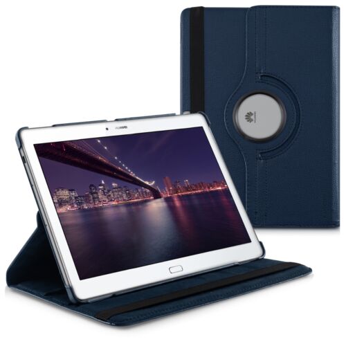 Husa pentru Huawei MediaPad M2 10.0, Piele ecologica, Albastru, 38475.17
