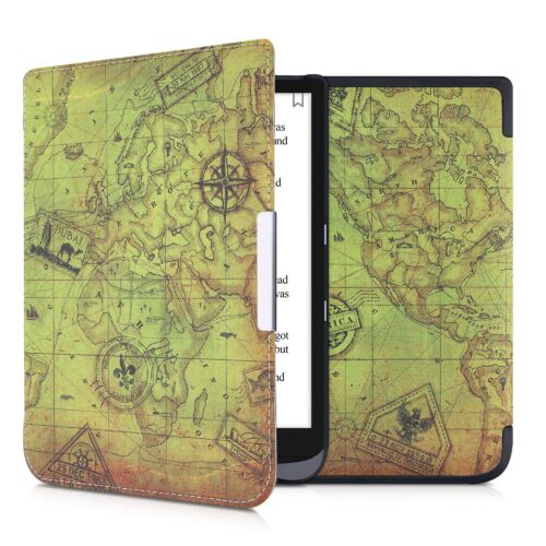 Husa pentru PocketBook InkPad 3/InkPad 3 Pro/InkPad Color, Piele ecologica, Multicolor, Kwmobile, 45789.13