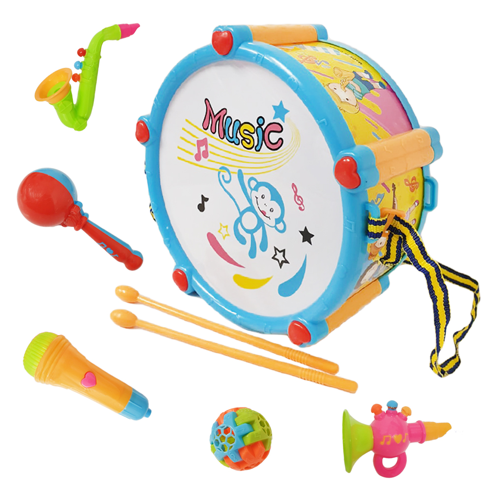 Set instrumente muzicale pentru copii, 6 piese, WP2021 RCO