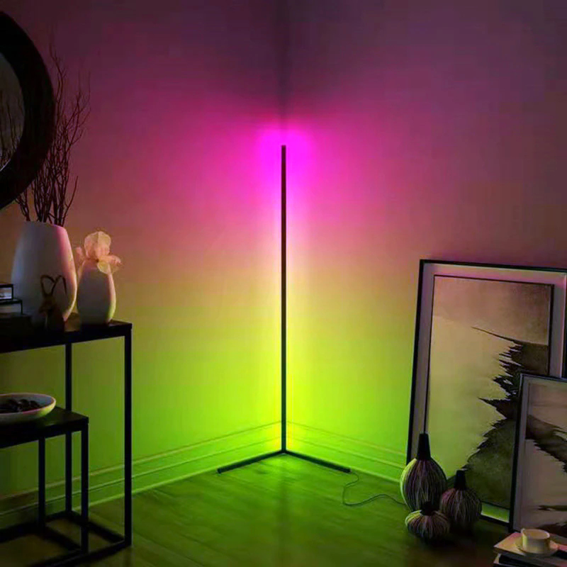 Lampadar LED RGB colt cu activare sonora 150 cm doraly.ro imagine noua 2022