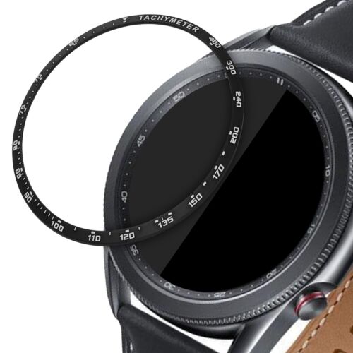 Rama cadran pentru Samsung Galaxy Watch 3 (45mm), Aluminiu, Negru, 54304.01