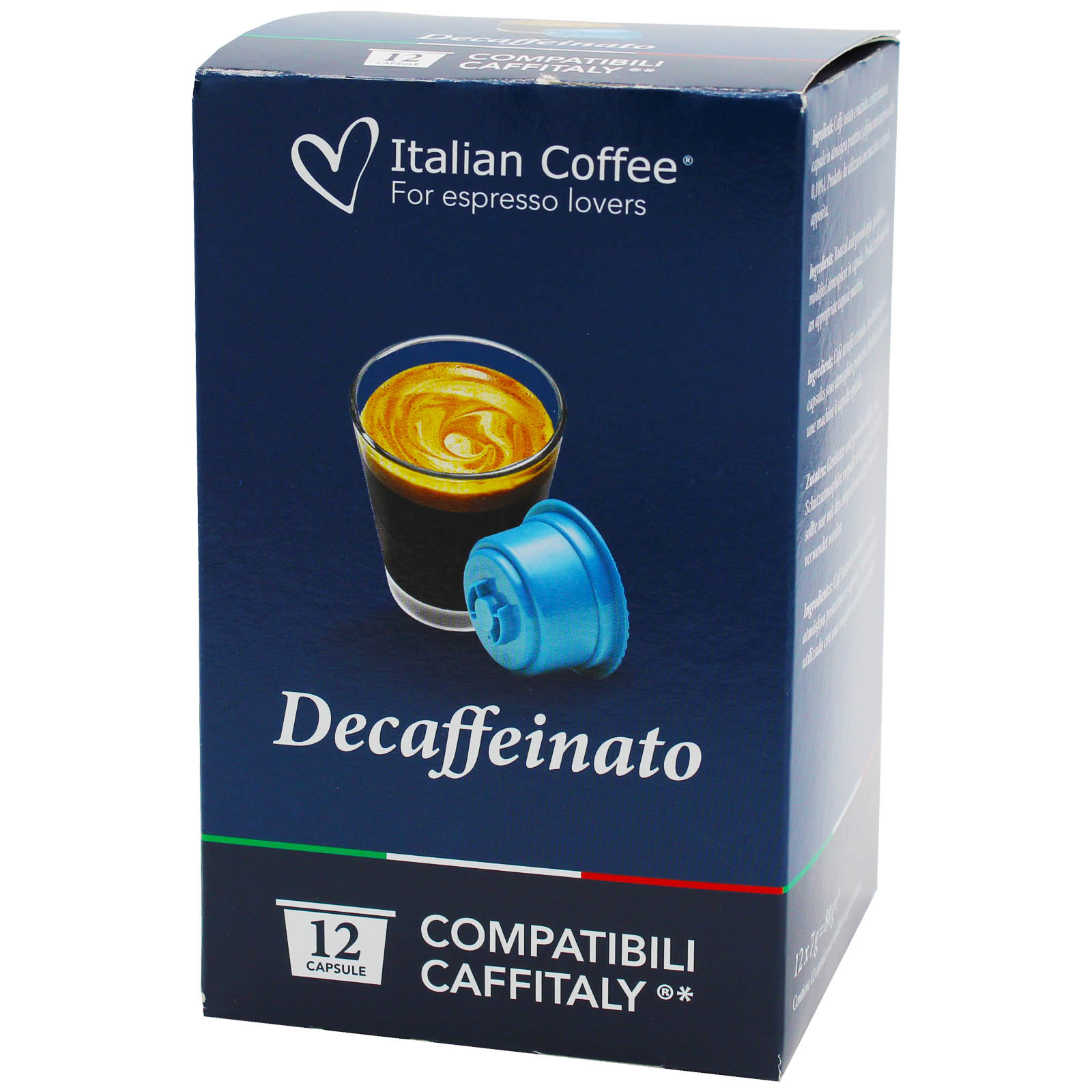 Cafea Deca Karma, 12 capsule compatibile Caffitaly/Cafissimo/Beanz, Italian Coffee