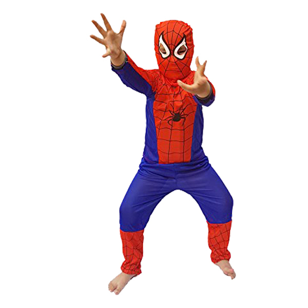 Costum clasic Spiderman pentru baiat 3-5 ani 95-110 CM (băiat) imagine 2022 protejamcopilaria.ro