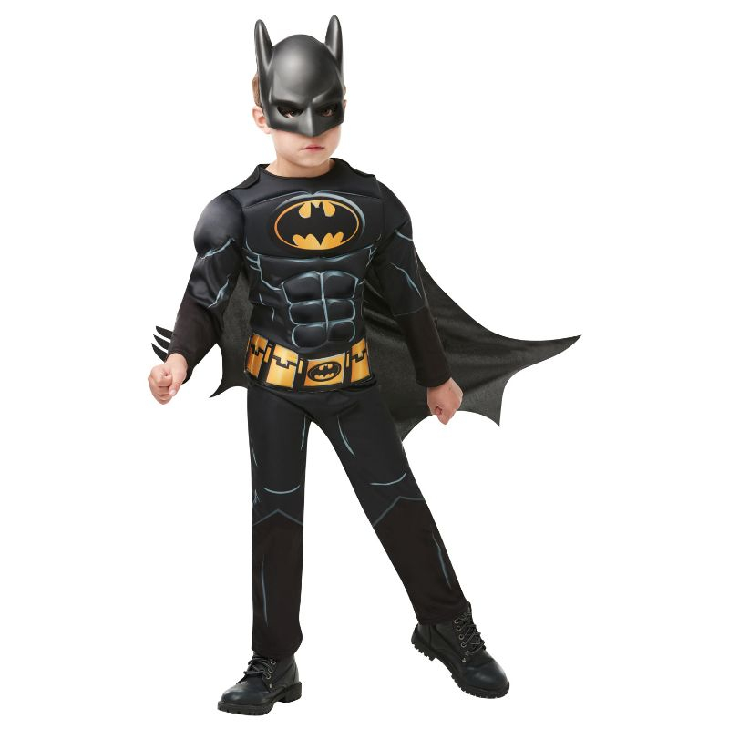 Costum Batman Black Core pentru baiat 128 cm 7-8 ani
