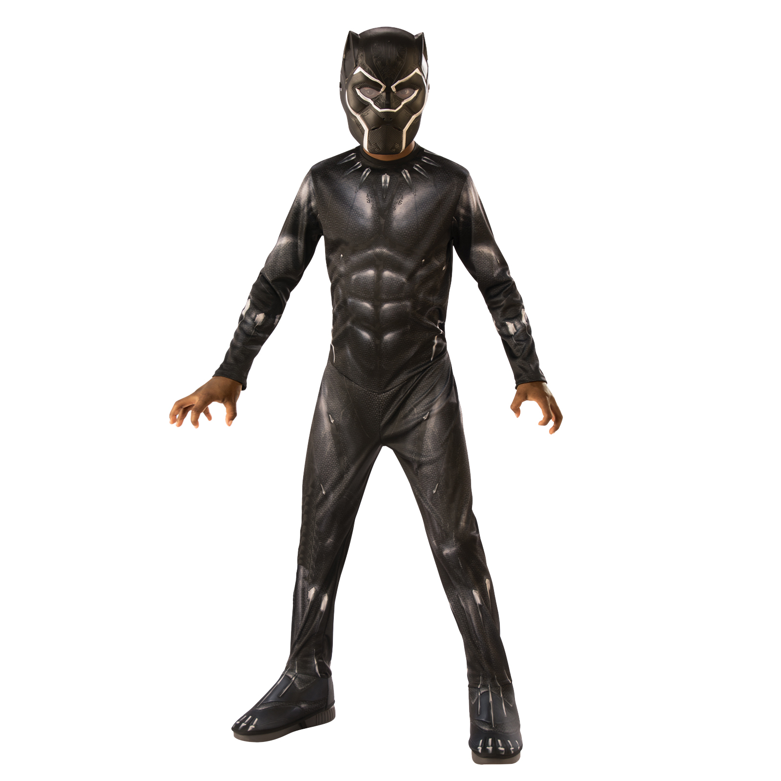 Costum Deluxe Black Panther pentru baiat – Civil War 100 – 110 cm 3-4 ani (3-4 imagine 2022 protejamcopilaria.ro