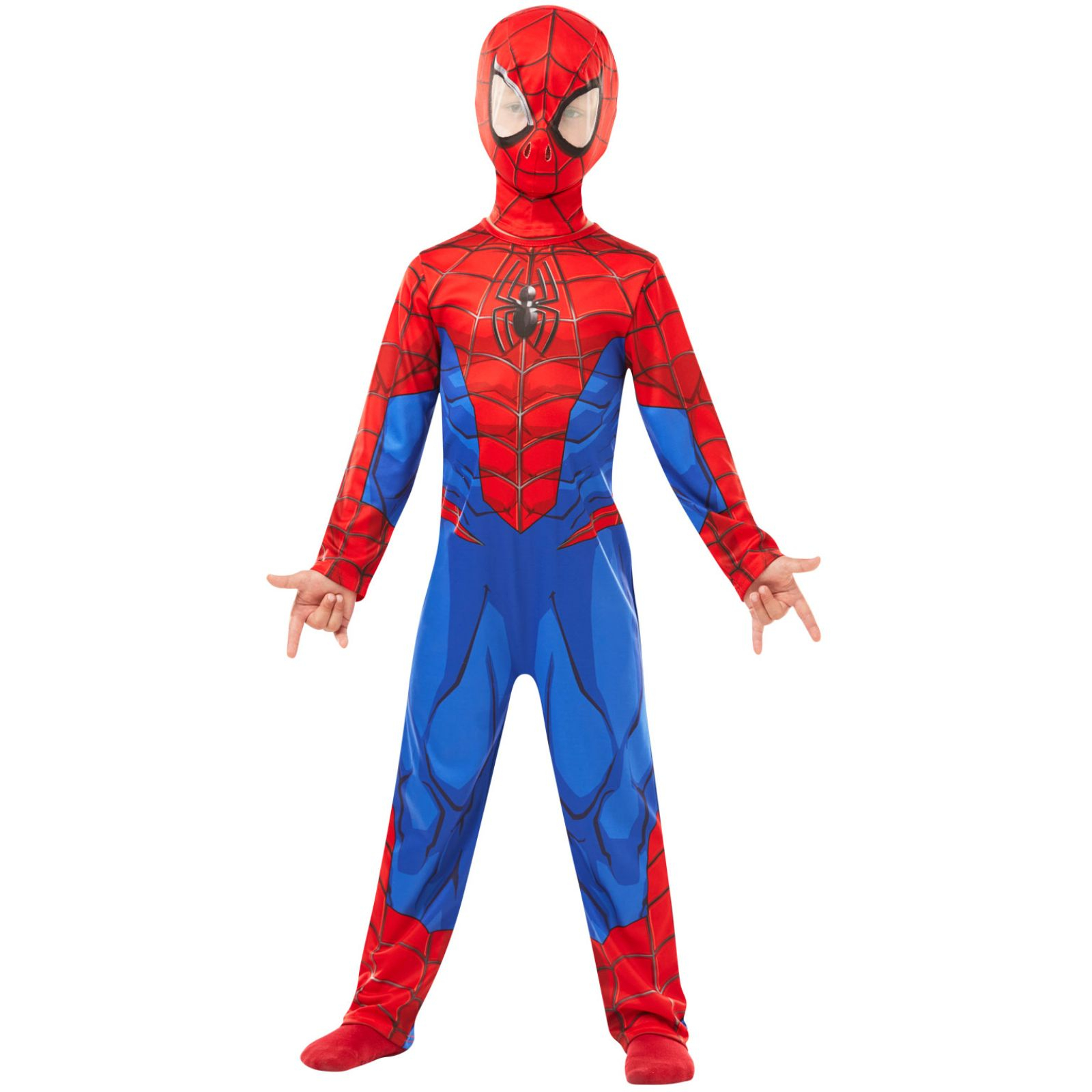 Costum Spiderman clasic pentru baieti 128 cm 7-8 ani 128 imagine 2022 protejamcopilaria.ro