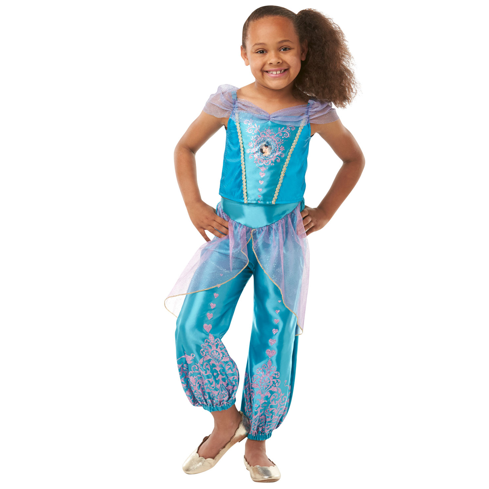Costum Printesa Jasmine pentru fete 5-6 ani 116 cm (5-6 imagine 2022 protejamcopilaria.ro