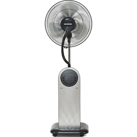 Ventilator cu picior Heinner HMF-18GREY, 95 W, Rezervor apa 1.8 l, Telecomanda, Umidificare 360, 3 tipuri de ventilare, Temporizator, Gri 1.8 imagine noua idaho.ro