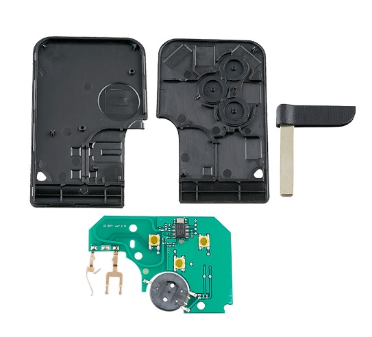 Cheie completa cu chip si telecomanda pentru Renault Megane 2, Scenic 3 butoane, 433 MHZ