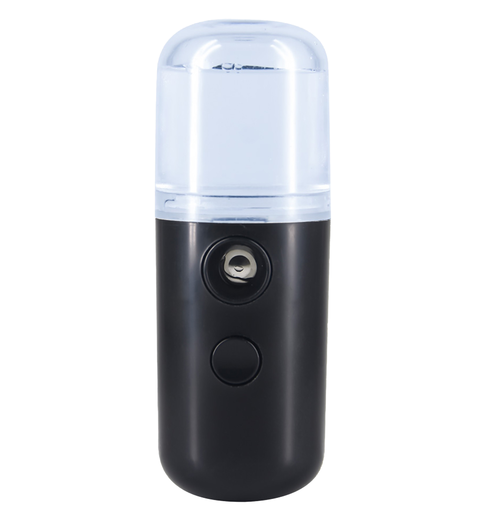 Mini umidificator cu ultrasunete, 4U®, USB, pentru Umidificare, Dezinfectare, Nebulizare, hidratare faciala, 30ml, Negru 30ml imagine noua idaho.ro