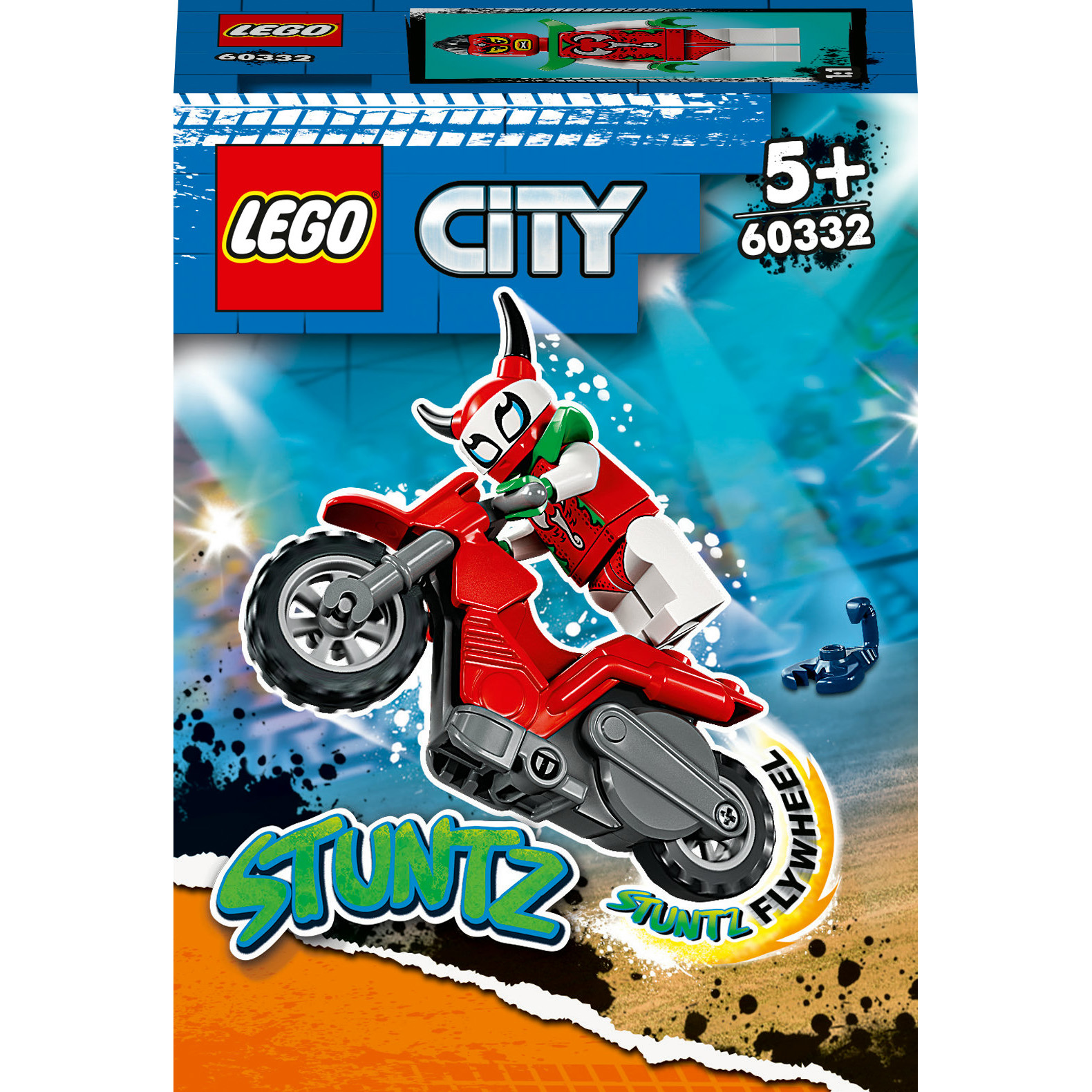LEGO® City - Motocicleta de cascadorii scorpion salbatic 60332, 15 piese