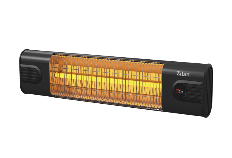 Radiator infrarosu cu fibra carbon ZILAN ZLN-0072, Putere 1800W, Telecomanda 1800W imagine noua idaho.ro
