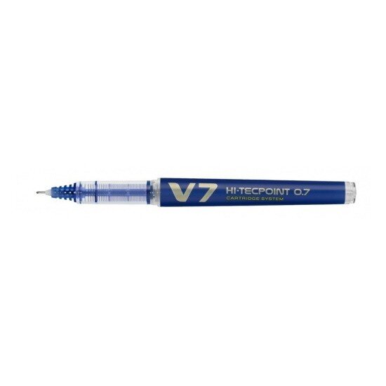 Roller V7 Hi-Tecpoint Reincarcabil 0.7 Albastru