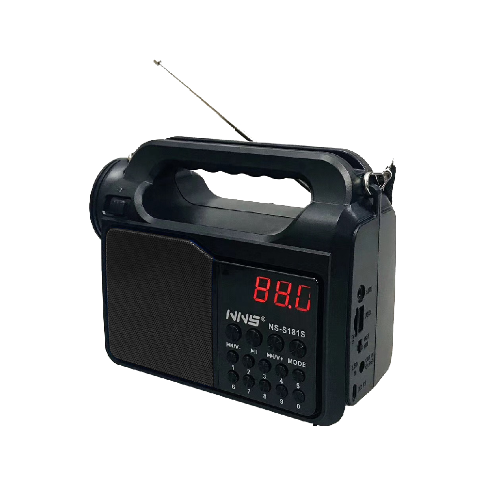 Radio Soundvox NS-S181S AM/FM/SW1-8 cu Incarcare Solara, Lanterna, Suport USB, Stick si Bluetooth, Negru AM/FM/SW1-8 imagine noua idaho.ro