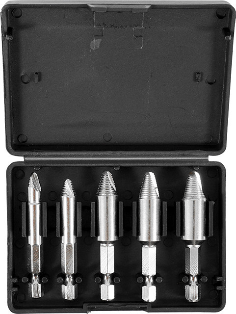 Set de 5 extractoare pentru suruburi rupte 6-14mm V86479 Verke