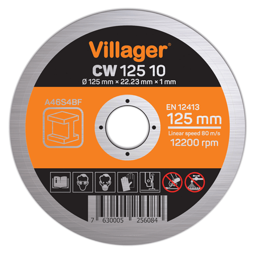 Disc taiere metal CW 12510 125 x 1.0 mm, Villager VL023770