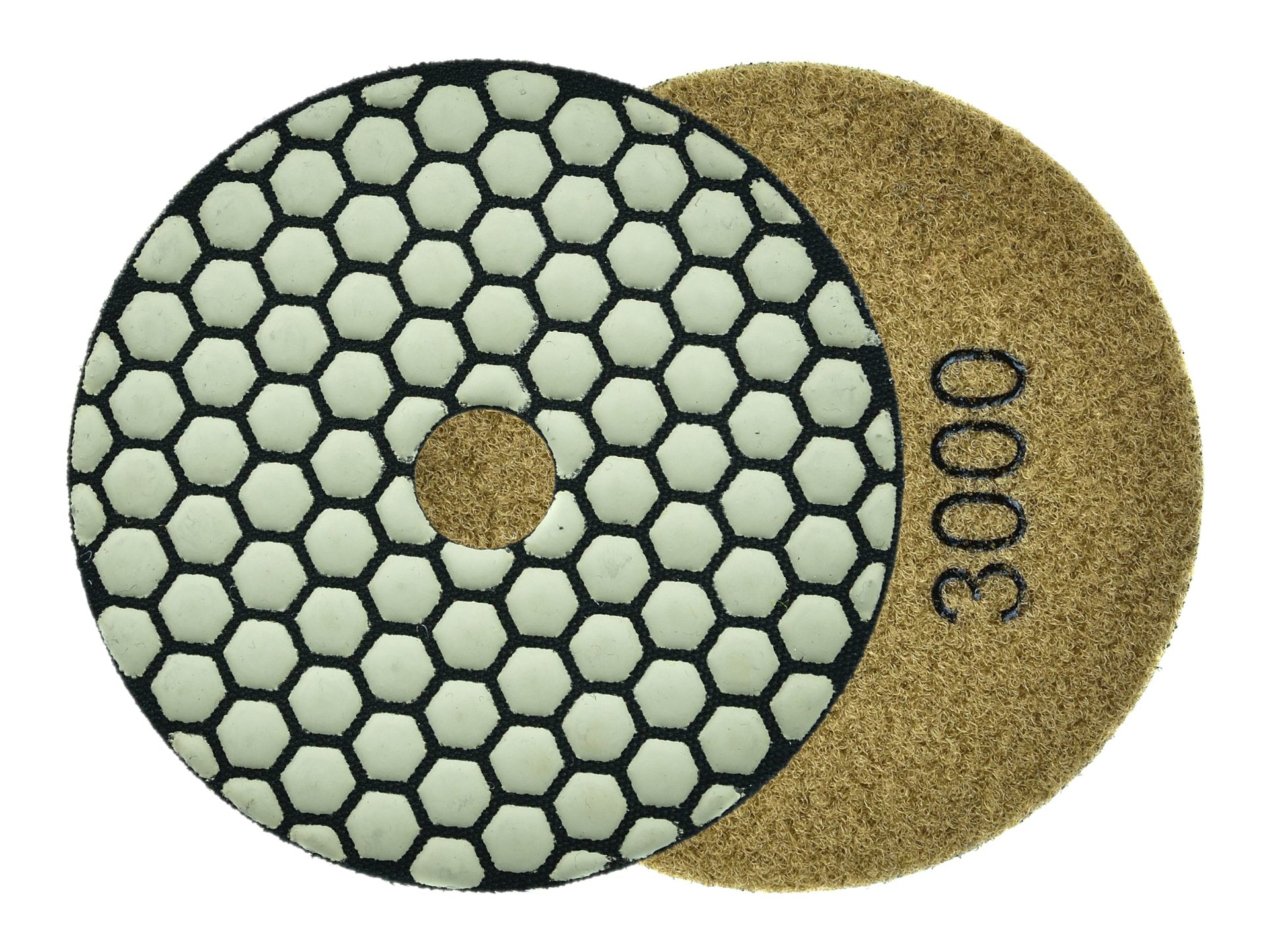 Disc pentru slefuirea uscata a gresiei, 100 mm, granulatie 3000, Geko G78936