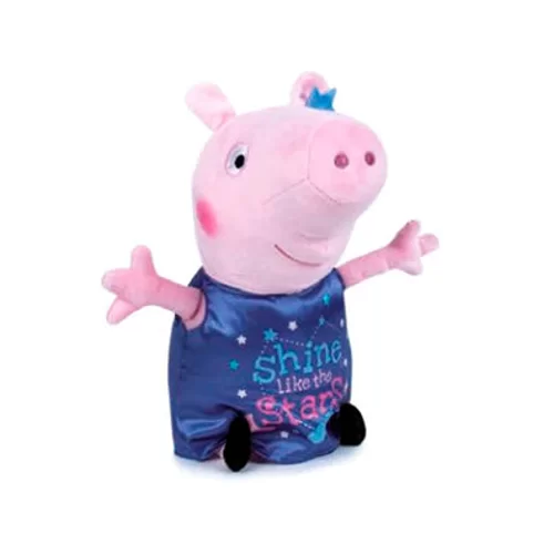 Jucarie de plus, Peppa Pig, Unicorns And Stars - Shine Like The Stars, Multicolor, 20cm