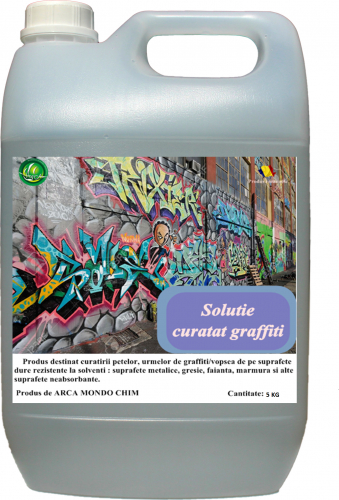 Solutie pentru curatat graffiti Arca Lux, Bidon 5 Kg