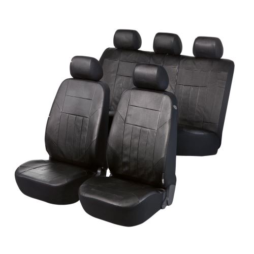Huse auto Soft Nappa, negru, 15 piese, sistem clix side-airbag compatibil