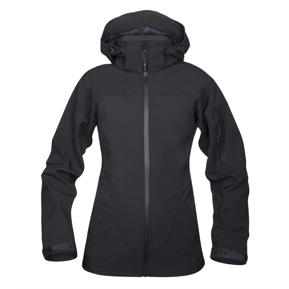 Jacheta softshell pentru femei ANIMA – negru 3XL negru