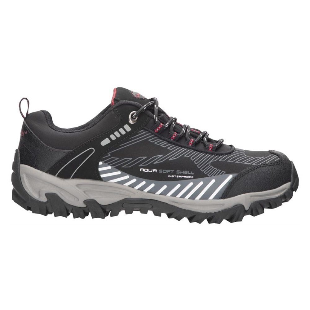 Pantofi trekking/outdoor FORCE - softshell 38 negru