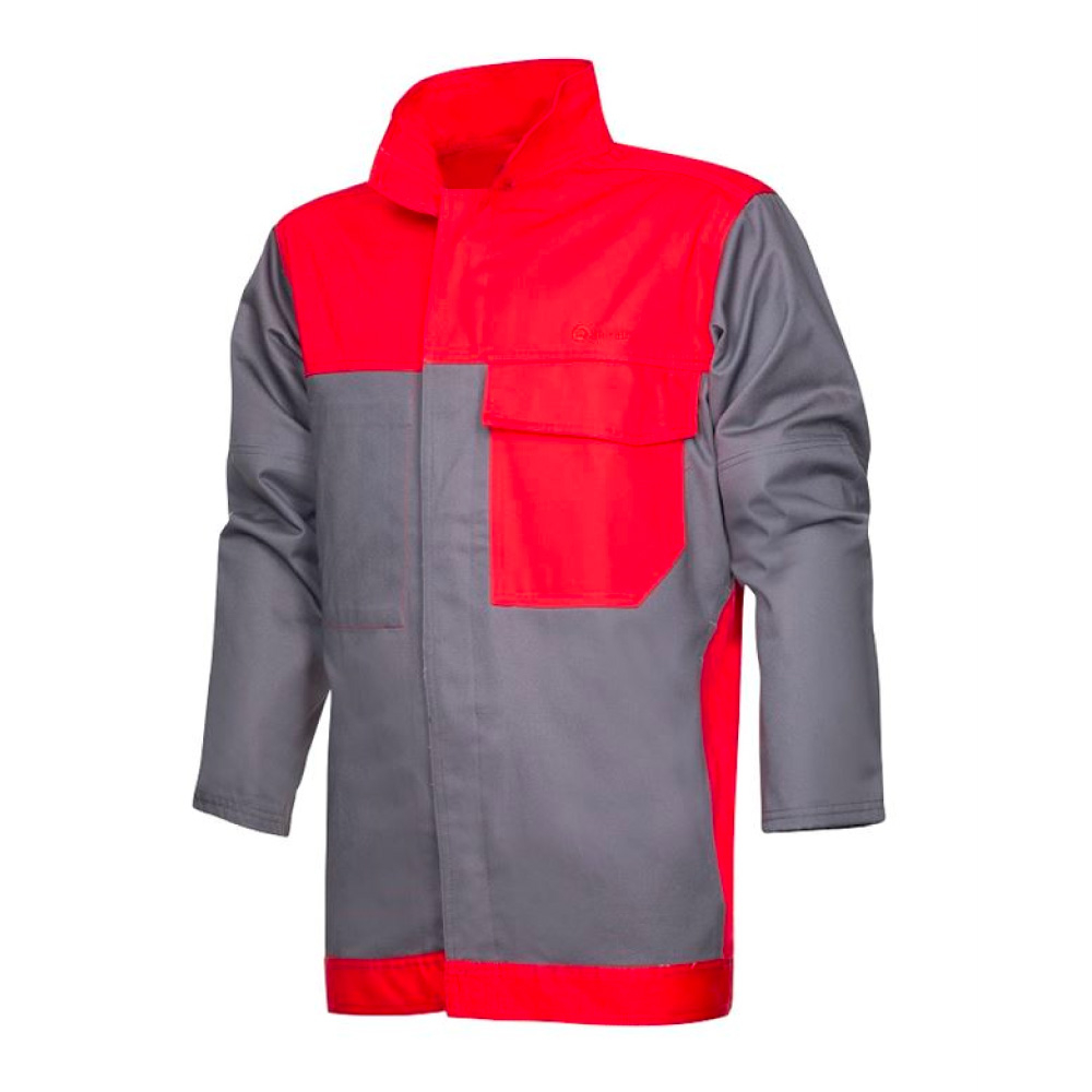 Jacheta de protectie pentru sudori MATTHEW 46 gri - rosu